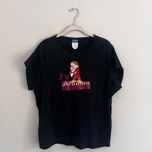 VINTAGE‎ BLACK DISNEY GRUMPY T-SHIRT